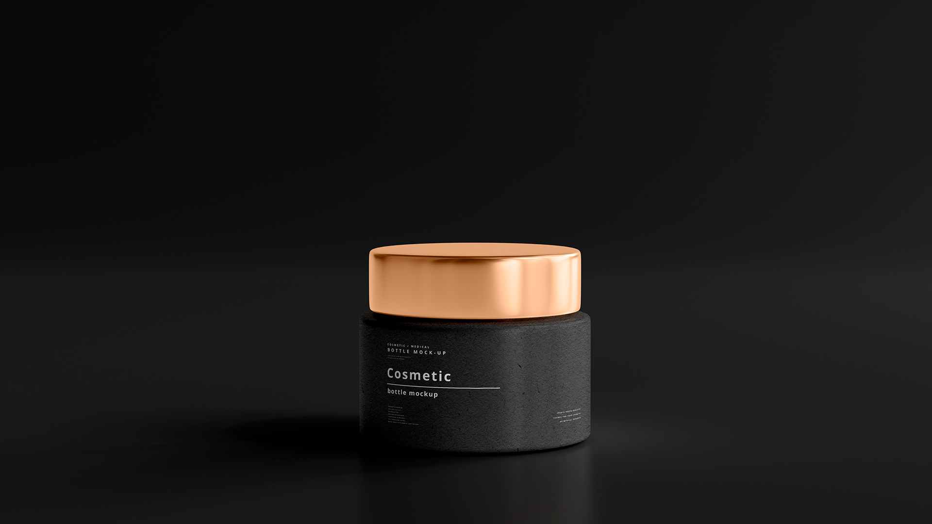 Cosmetic jar mockup Premium Psd